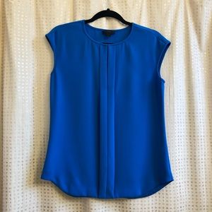 J. Crew Blue Short Sleeve Blouse